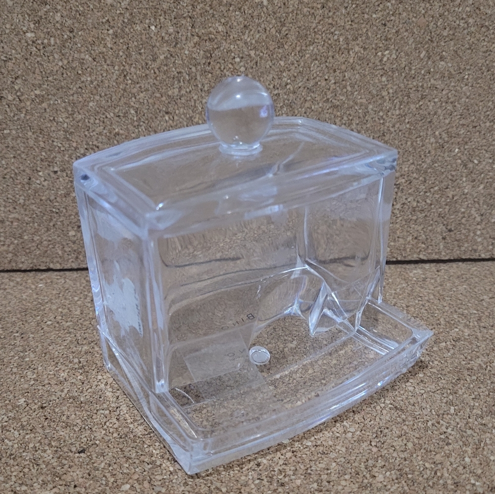 Crystal Clear Acrylic Toothpick Dispenser Holder 3" X 3.75"